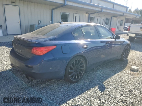 2016 Infiniti Q50 Red Sport 400 with VIN JN1FV7AR5GM450301, listed as a Copart auction lot 87959525 with 102,315 mi miles and Salvage Title. Bid and sale history available at DreamBid. Image 3.