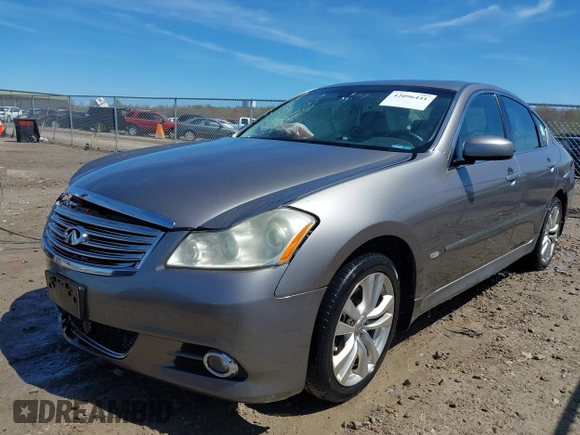 2008 Infiniti M with VIN JNKAY01F28M652136, listed as a IAAI auction lot 42096441 with Not Provided miles. Bid and sale history available at carsss.com. Image 2.