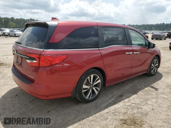 2022 Honda Odyssey Touring z VIN 5FNRL6H88NB001837, wystawiony jako Copart lot #51494635 z przebiegiem 37 695 mil mil oraz Szkoda całkowita • Salvage title. Historia ofert i sprzedaży dostępna na DreamBid. Obrazek 3.