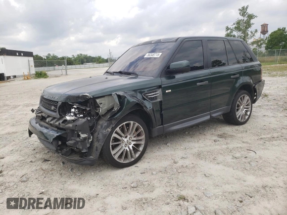 2011 Land Rover Range Rover Sport HSE Lux with VIN SALSK2D43BA289196, listed as a Copart auction lot 56348715 with 130,303 mi miles and Salvage title. Bid and sale history available at DreamBid. Image 1.