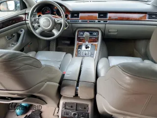 2004 Audi A8 L with VIN WAUML44E74N001111, listed as a Copart auction lot 88940235 with 220,191 mi miles and Salvage Title. Bid and sale history available at carsss.com. Image 8.
