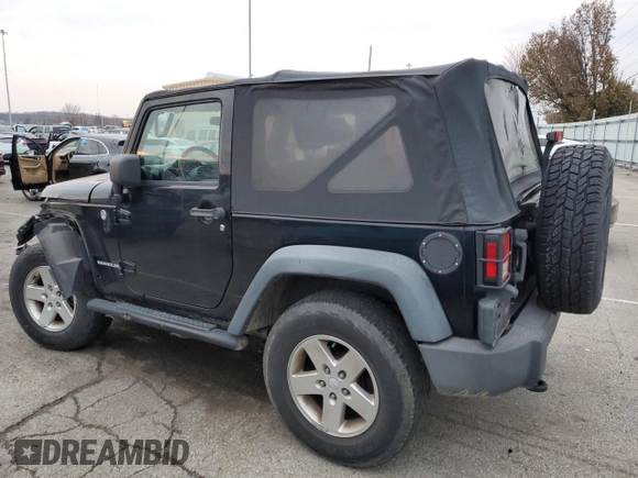 2010 Jeep Wrangler Sport with VIN 1J4AA2D15AL208420, listed as a Copart auction lot 50907635 with 133,840 mi miles and Salvage Title. Bid and sale history available at carsss.com. Image 2.