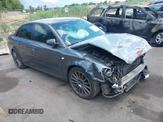 2008 Audi A4 2.0T with VIN WAUEF78E98A158420, listed as a IAAI auction lot 42637271 with 233,847 mi miles and . Bid and sale history available at DreamBid. Image 1.