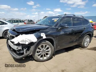 2021 Toyota Highlander Hybrid Limited с VIN 5TDXBRCH0MS020668, выставлен на аукционе Copart как лот 52397435 с пробегом 154 551 миль миль и Списание • Salvage title. История ставок и продаж доступна на DreamBid. Изображение 1.