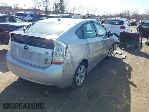 2010 Toyota Prius II with VIN JTDKN3DU9A0197132, listed as a IAAI auction lot 41816227 with 188,403 mi miles. Bid and sale history available at carsss.com. Image 4.