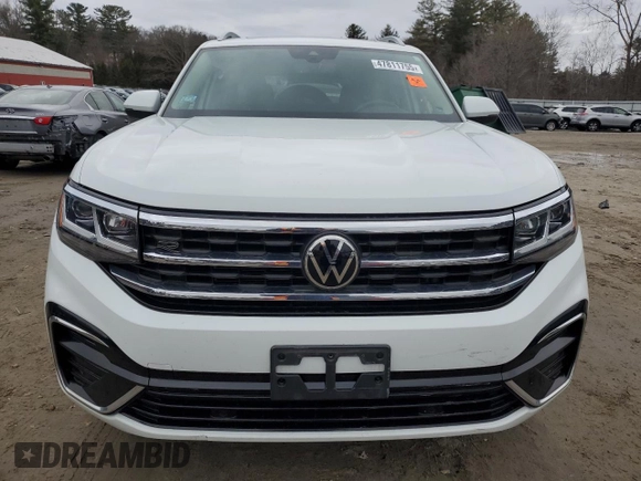 2022 Volkswagen Atlas SEL R-Line z VIN 1V2AR2CA2NC514513, wystawiony jako Copart lot #47811755 z przebiegiem 40 930 mil mil oraz Szkoda całkowita • Salvage title. Historia ofert i sprzedaży dostępna na DreamBid. Obrazek 5.