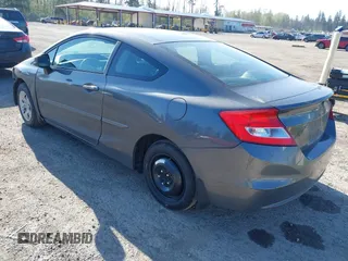 2013 Honda Civic Cpe LX with VIN 2HGFG3B5XDH502386, listed as a IAAI auction lot 42068372 with 204,360 mi miles. Bid and sale history available at carsss.com. Image 3.