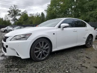 2015 Lexus GS 350 with VIN JTHCE1BL9FA007607, listed as a Copart auction lot 73592044 with 117,856 mi miles and Salvage Title. Bid and sale history available at carsss.com. Image 1.
