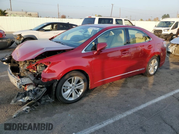 2010 Lexus HS 250h with VIN JTHBB1BA3A2024716, listed as a Copart auction lot 83153184 with 101,598 mi miles and Salvage Title. Bid and sale history available at DreamBid. Image 1.