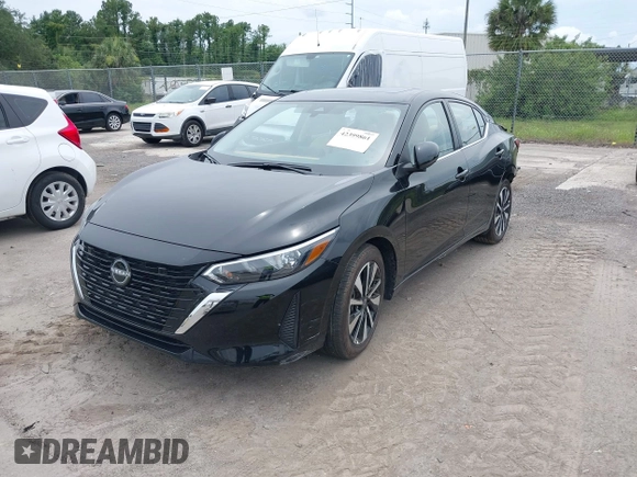 2025 Nissan Sentra SV z VIN 3N1AB8CV9SY292599, wystawiony jako IAAI lot #42399861 z przebiegiem 4 448 mil mil oraz . Historia ofert i sprzedaży dostępna na DreamBid. Obrazek 17.