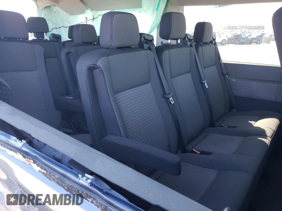 2023 Ford Transit Passenger XL with VIN 1FBAX2C89PKB28625, listed as a Copart auction lot 79552174 with 6,212 mi miles and Salvage Title. Bid and sale history available at DreamBid. Image 11.
