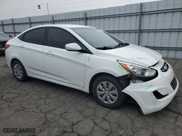 2016 Hyundai Accent SE with VIN KMHCT4AE9GU962740, listed as a Copart auction lot 53553055 with 134,145 mi miles and Salvage Title. Bid and sale history available at carsss.com. Image 4.