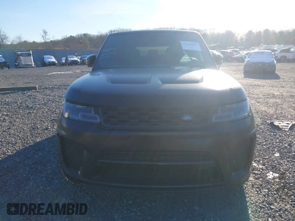 2020 Land Rover Range Rover Sport SVR with VIN SALWZ2RE1LA715693, listed as a IAAI auction lot 41129949 with 36,910 mi miles. Bid and sale history available at carsss.com. Image 10.