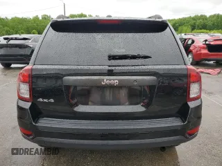 2017 Jeep Compass Sport SE with VIN 1C4NJDBB7HD173530, listed as a Copart auction lot 55295085 with 112,391 mi miles and Salvage title. Bid and sale history available at DreamBid. Image 6.