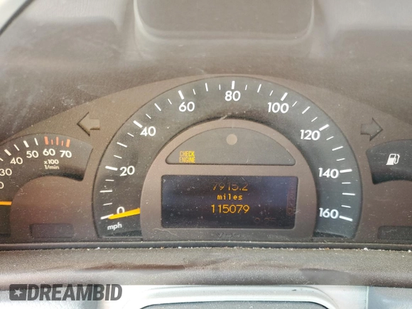 2002 Mercedes-Benz C 230/260/280/320 z VIN WDBRF61J12F264973, wystawiony jako Copart lot #60962635 z przebiegiem 115 079 mil mil oraz Szkoda całkowita • Salvage title. Historia ofert i sprzedaży dostępna na DreamBid. Obrazek 9.