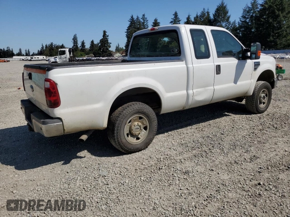 2008 Ford F-250 XL with VIN 1FTSX21538EC93823, listed as a Copart auction lot 55140655 with 341,550 mi miles and Salvage title. Bid and sale history available at DreamBid. Image 3.