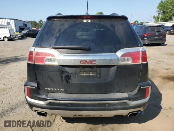 2017 GMC Terrain Denali with VIN 2GKFLRE31H6284173, listed as a Copart auction lot 53386815 with 107,478 mi miles and Salvage title. Bid and sale history available at DreamBid. Image 6.
