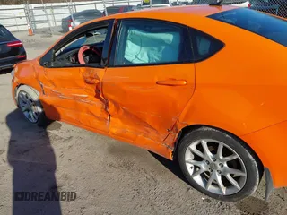 2013 Dodge Dart SXT with VIN 1C3CDFBA0DD171585, listed as a IAAI auction lot 41499770 with 150,358 mi miles and . Bid and sale history available at carsss.com. Image 6.