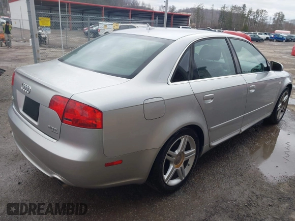 2008 Audi A4 2.0T with VIN WAUDF78E68A110062, listed as a IAAI auction lot 41727732 with 122,633 mi miles and . Bid and sale history available at DreamBid. Image 4.