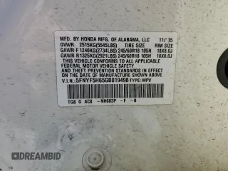 2016 Honda Pilot EX-L z VIN 5FNYF5H65GB019498, wystawiony jako Copart lot #49727445 z przebiegiem 247 832 mil mil oraz Szkoda całkowita • Salvage title. Historia ofert i sprzedaży dostępna na DreamBid. Obrazek 13.