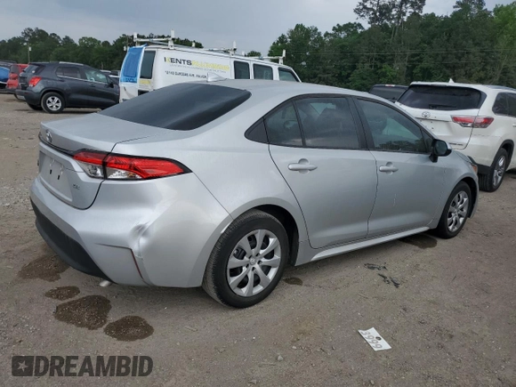 2023 Toyota Corolla LE z VIN 5YFB4MDE1PP058192, wystawiony jako Copart lot #53800485 z przebiegiem 8 187 mil mil oraz Szkoda całkowita • Salvage title. Historia ofert i sprzedaży dostępna na DreamBid. Obrazek 3.