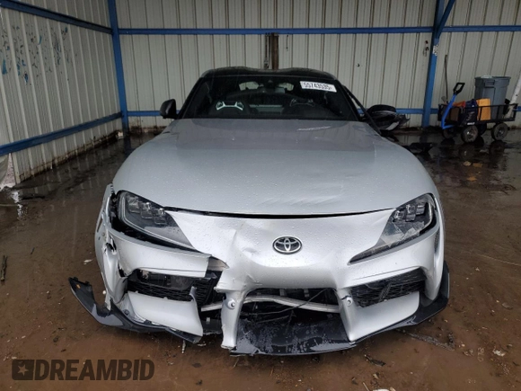 2020 Toyota Supra 3.0 with VIN WZ1DB4C06LW031027, listed as a Copart auction lot 55743535 with Not provided miles and Salvage title. Bid and sale history available at DreamBid. Image 5.