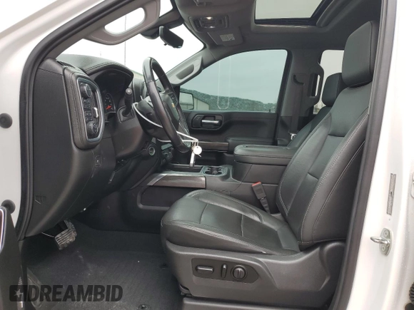 2020 Chevrolet Silverado 1500 LTZ with VIN 1GCUYGEL8LZ216409, listed as a Copart auction lot 43725745 with 48,799 mi miles and Salvage Title. Bid and sale history available at DreamBid. Image 7.