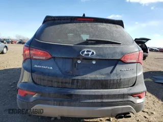 2017 Hyundai Santa Fe Sport 2.0T with VIN 5XYZU4LA6HG475228, listed as a Copart auction lot 89208255 with 121,664 mi miles and Salvage Title. Bid and sale history available at carsss.com. Image 6.