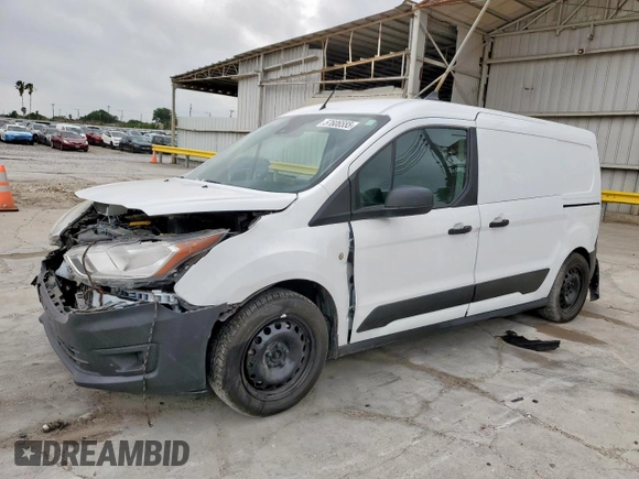 2020 Ford Transit Connect XL with VIN NM0LS7E2XL1435968, listed as a Copart auction lot 57606555 with 62,596 mi miles and Salvage title. Bid and sale history available at DreamBid. Image 1.