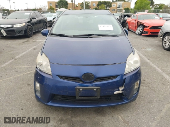 2011 Toyota Prius I with VIN JTDKN3DU8B5287330, listed as a IAAI auction lot 41892691 with 210,703 mi miles. Bid and sale history available at carsss.com. Image 12.