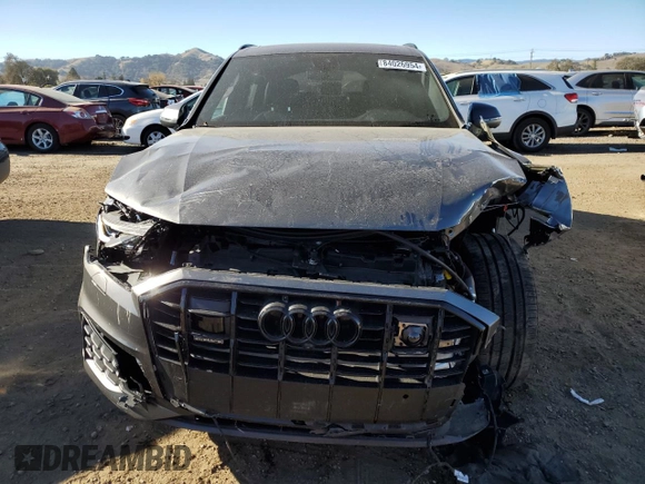 2022 Audi Q7 Premium Plus with VIN WA1LJBF73ND010512, listed as a Copart auction lot 84026954 with 17,385 mi miles and Salvage title. Bid and sale history available at DreamBid. Image 5.