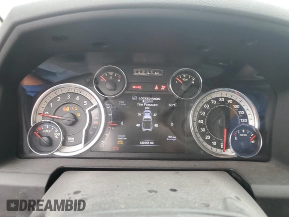 2016 Ram 1500 Big Horn with VIN 1C6RR7LM0GS205991, listed as a Copart auction lot 58921505 with 123,154 mi miles and Salvage title. Bid and sale history available at DreamBid. Image 9.