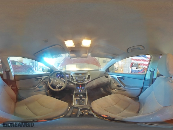 2015 Hyundai Elantra SE with VIN 5NPDH4AE1FH560147, listed as a Copart auction lot 49681815 with 172,476 mi miles and Salvage Title. Bid and sale history available at carsss.com. Image 13.