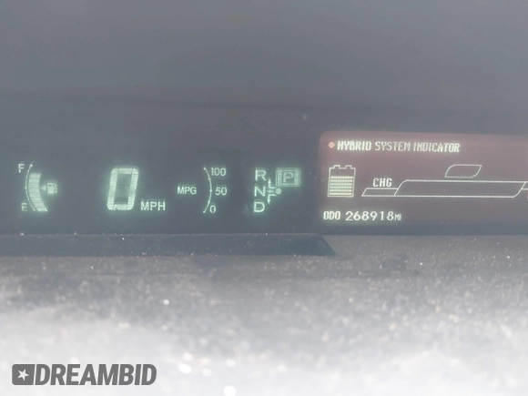 2011 Toyota Prius I with VIN JTDKN3DU6B0289624, listed as a IAAI auction lot 40030478 with 268,918 mi miles. Bid and sale history available at carsss.com. Image 7.