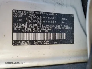 2020 Toyota RAV4 XLE Premium with VIN 2T3C1RFV8LW076549, listed as a Copart auction lot 49922535 with 136,074 mi miles and Salvage Title. Bid and sale history available at carsss.com. Image 13.