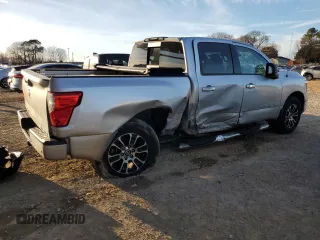 2020 Nissan Titan SL with VIN 1N6AA1ED6LN501062, listed as a Copart auction lot 48119575 with 46,228 mi miles and Salvage title. Bid and sale history available at DreamBid. Image 3.