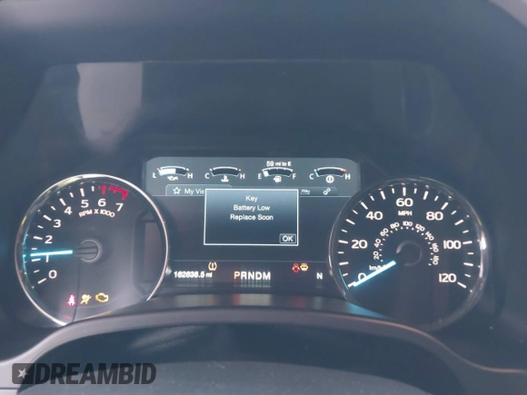 2019 Ford F-150 XL with VIN 1FTEW1E59KFC48276, listed as a IAAI auction lot 41498967 with 162,638 mi miles. Bid and sale history available at carsss.com. Image 7.