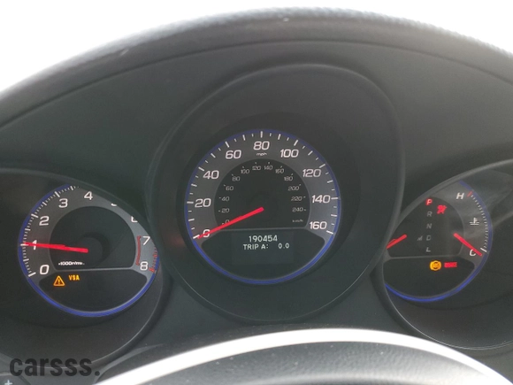 2008 Acura TL with VIN 19UUA66248A042186, listed as a Copart auction lot 48064085 with 190,454 mi miles and Salvage Title. Bid and sale history available at carsss.com. Image 9.