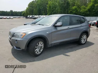 2014 BMW X3 xDrive28i with VIN 5UXWX9C58E0D11816, listed as a Copart auction lot 59773055 with Not provided miles and Salvage title. Bid and sale history available at DreamBid. Image 1.