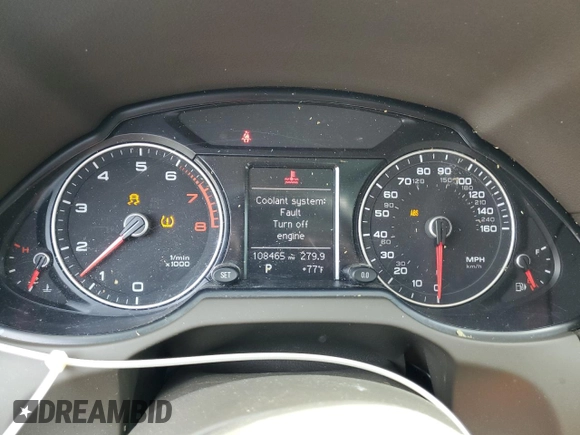 2016 Audi Q5 Premium Plus with VIN WA1D7AFP7GA051601, listed as a Copart auction lot 53721425 with 108,465 mi miles and Salvage title. Bid and sale history available at DreamBid. Image 9.