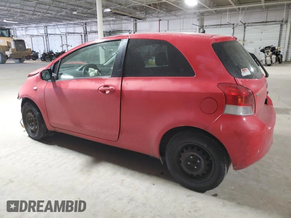 2009 Toyota Yaris with VIN JTDJT903X95247553, listed as a Copart auction lot 42394035 with 186,582 mi miles and Clean Title. Bid and sale history available at DreamBid. Image 2.