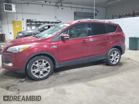 2016 Ford Escape Titanium with VIN 1FMCU9J91GUA88204, listed as a Copart auction lot 64556315 with 95,104 mi miles and Non repairable. Bid and sale history available at DreamBid. Image 1.