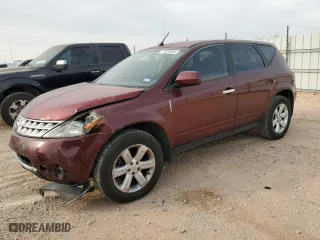 2006 Nissan Murano S with VIN JN8AZ08T56W408478, listed as a Copart auction lot 71491844 with 264,182 mi miles and Salvage Title. Bid and sale history available at carsss.com. Image 1.