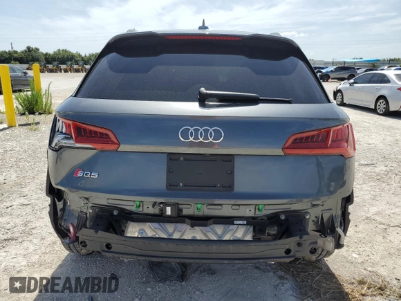 2018 Audi SQ5 Prestige with VIN WA1C4AFY0J2064155, listed as a Copart auction lot 64546094 with 58,247 mi miles and Salvage Title. Bid and sale history available at DreamBid. Image 6.