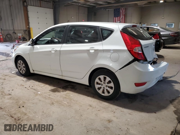 2016 Hyundai Accent SE with VIN KMHCT5AE0GU255810, listed as a Copart auction lot 52574315 with 107,030 mi miles and Salvage Title. Bid and sale history available at carsss.com. Image 2.