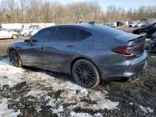2021 Acura TLX Type S with VIN 19UUB7F04MA001598, listed as a Copart auction lot 41467135 with 54,187 mi miles and Salvage Title. Bid and sale history available at carsss.com. Image 2.