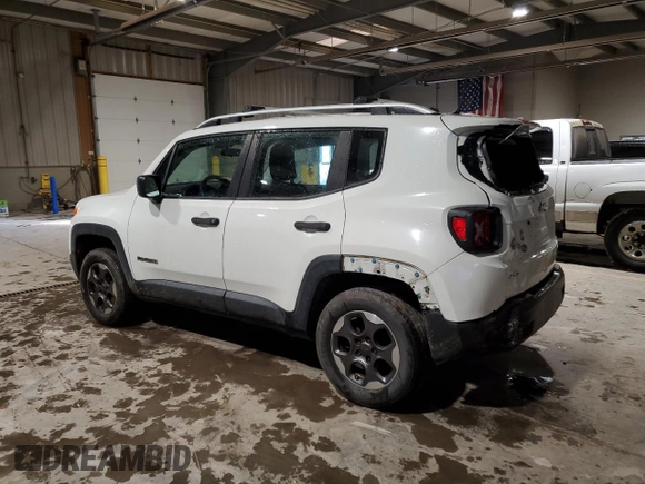 2015 Jeep Renegade Sport with VIN ZACCJBAH0FPB65139, listed as a Copart auction lot 86280044 with 99,679 mi miles and Salvage Title. Bid and sale history available at DreamBid. Image 2.