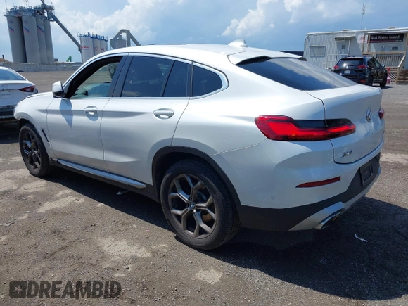 2025 BMW X4 xDrive30i with VIN 5UX33DT03S9X59312, listed as a IAAI auction lot 42531616 with 8,189 mi miles and . Bid and sale history available at DreamBid. Image 3.