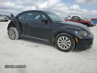 2018 Volkswagen Beetle S with VIN 3VWFD7AT9JM709408, listed as a Copart auction lot 45959565 with 34,317 mi miles and Salvage Title. Bid and sale history available at carsss.com. Image 4.