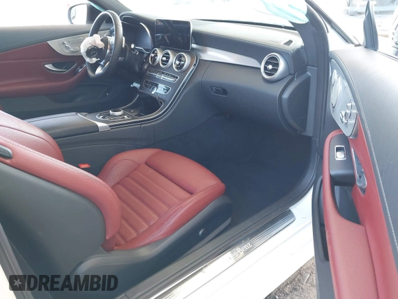 2023 Mercedes-Benz C 300 with VIN W1KWJ8DBXPG117545, listed as a IAAI auction lot 41134596 with 16,665 mi miles and . Bid and sale history available at DreamBid. Image 5.